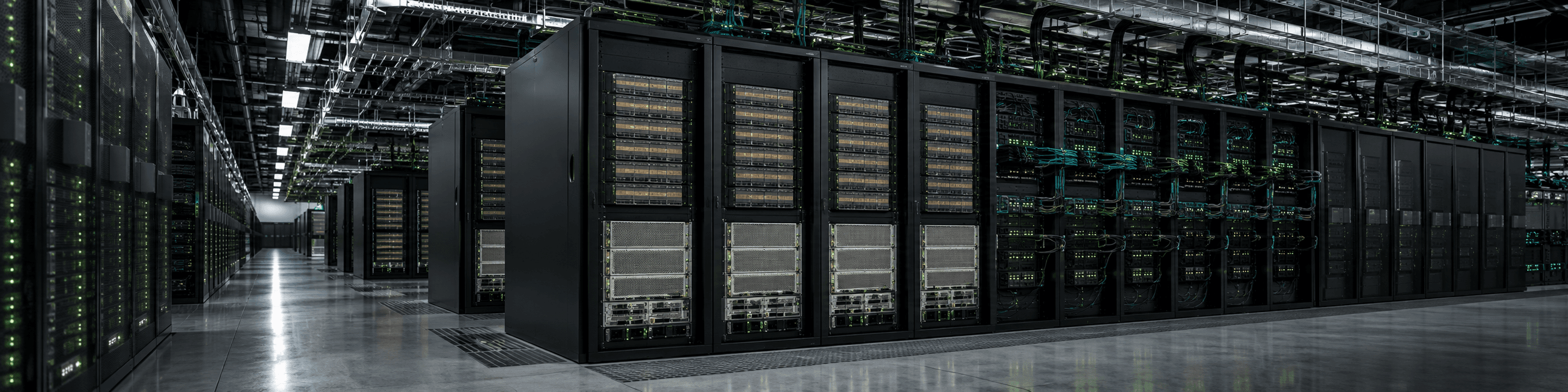High-density data center with NVIDIA Blackwell B200 nodes